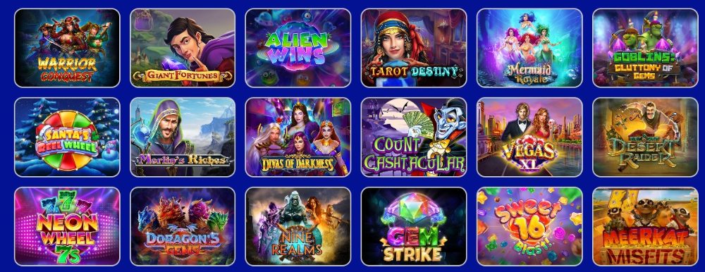 vegas casino online games list