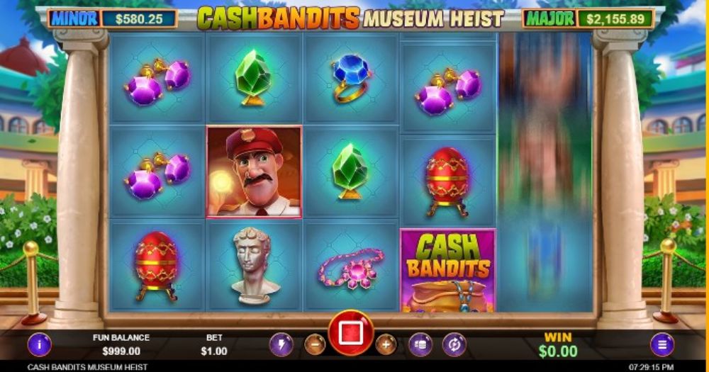 cash bandits museum heist slot 2