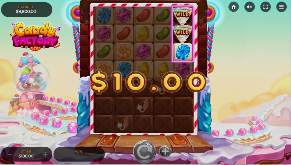 candy factory win