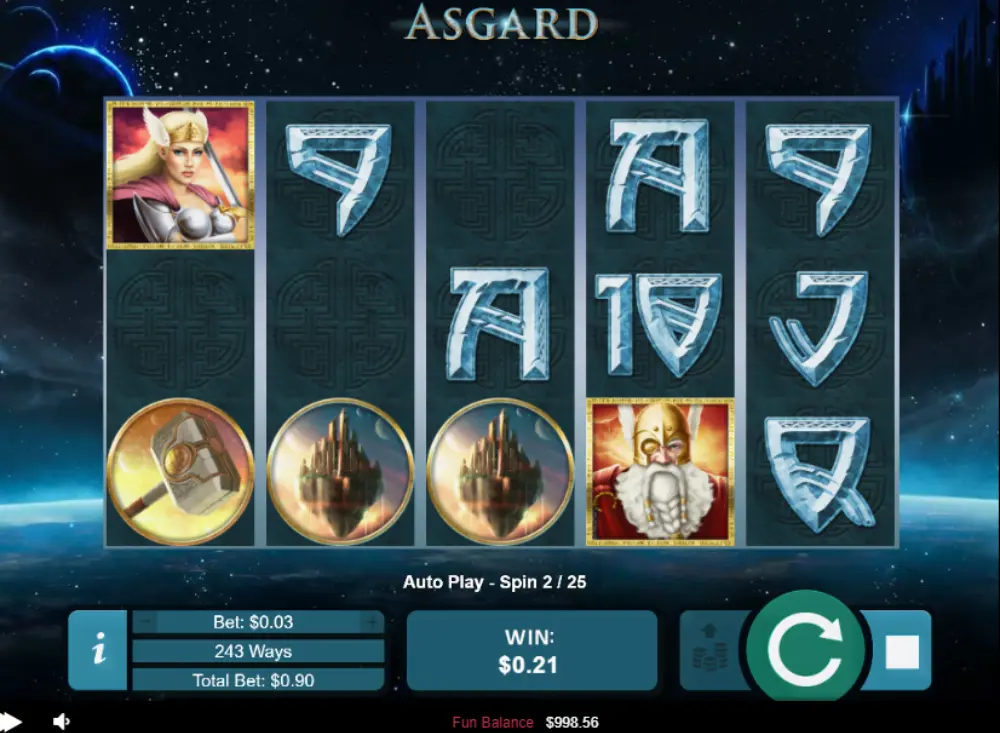 asgard slot gameplay