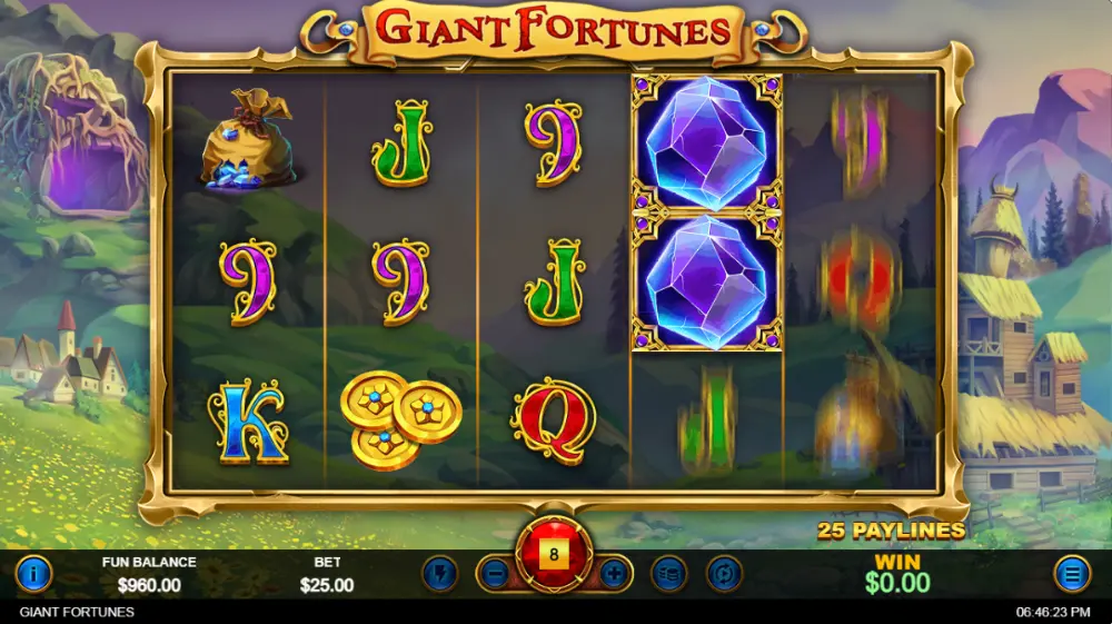 giant fortunes slot gameplay