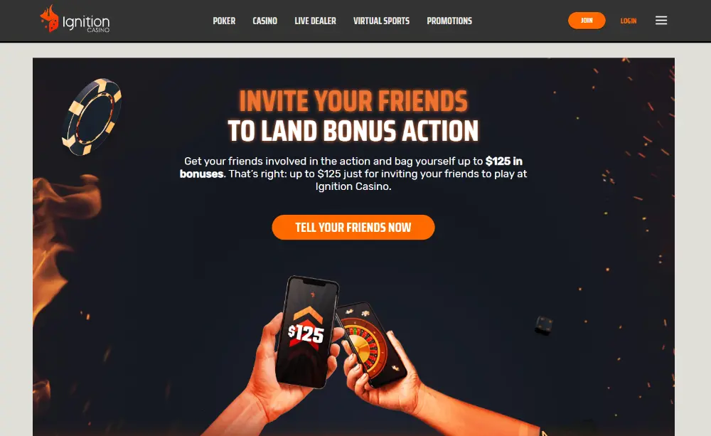 ignition casino refer a friend bonus