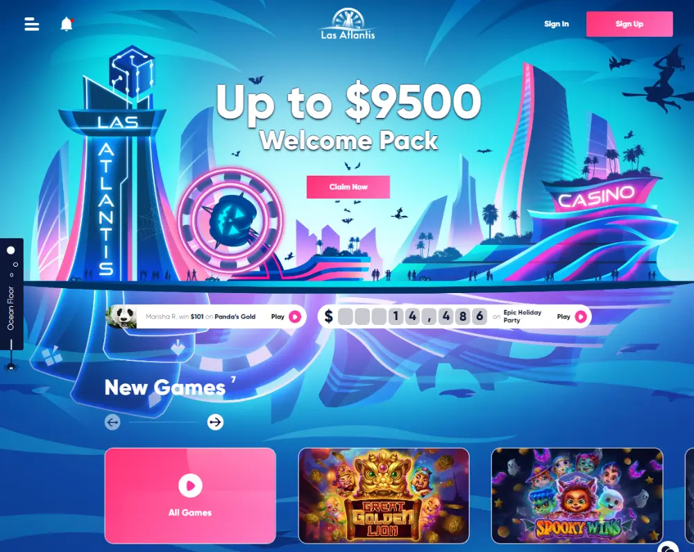 las atlantis casino home page