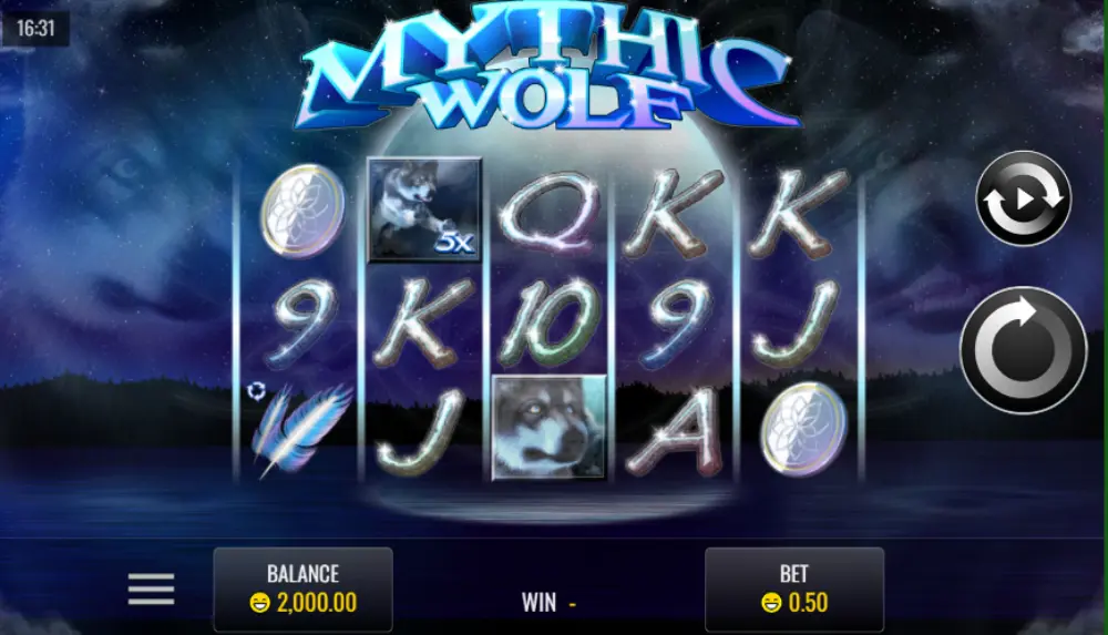 mythic wolf slot gameplay