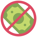 no deposit money icon