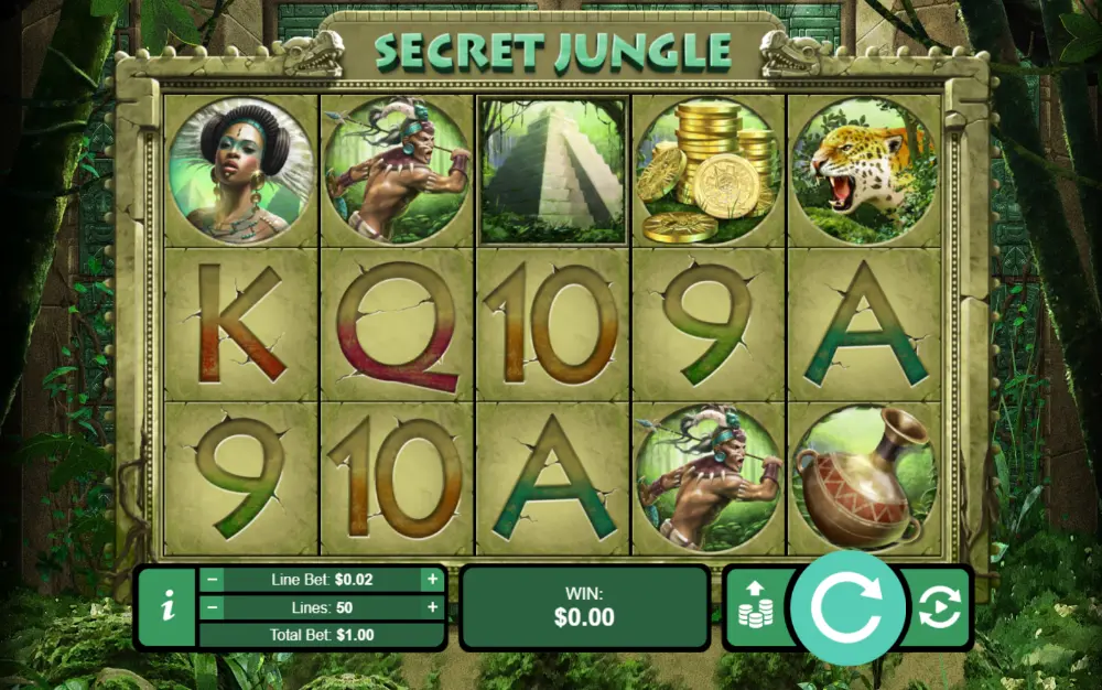 secret jungle slot gameplay