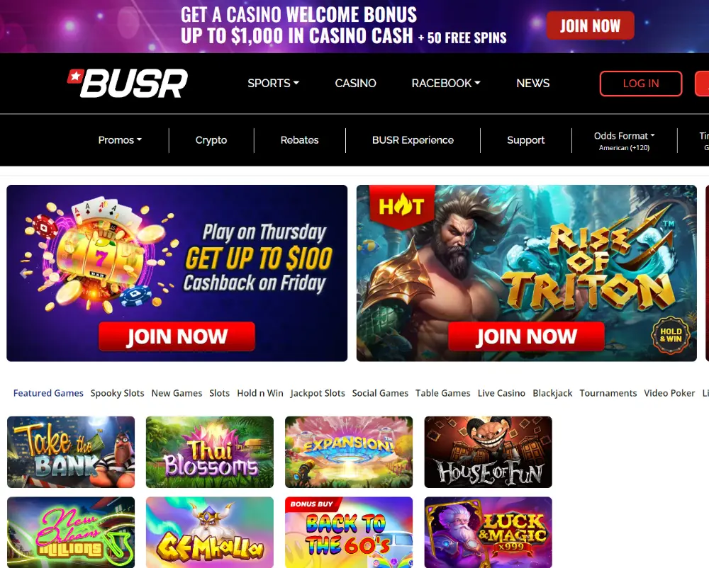 busr casino homepage