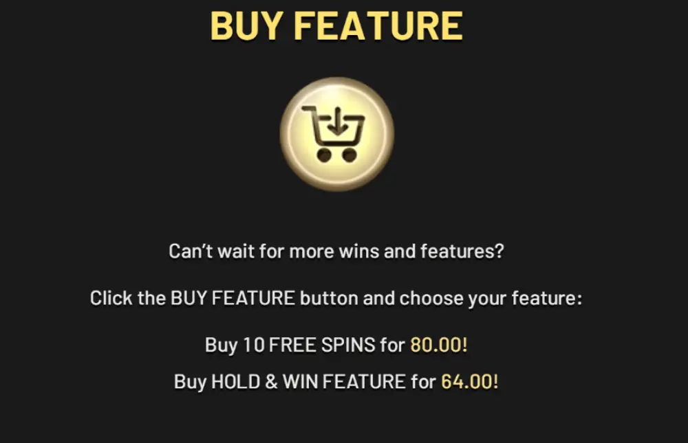 enchanted slot buy feature
