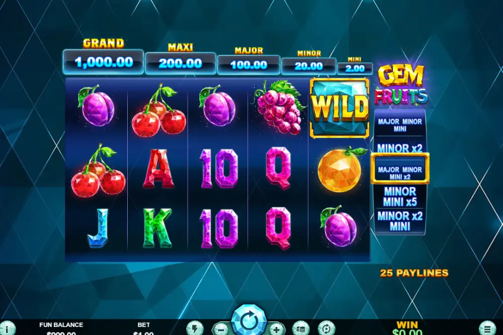 gem fruits slot game