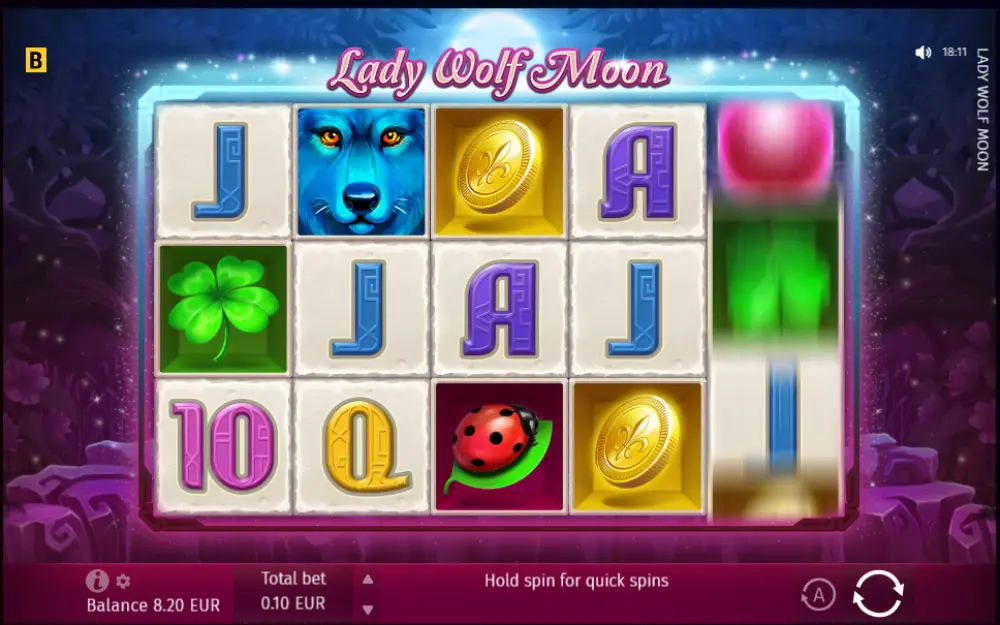 lady wolf moon slot gameplay