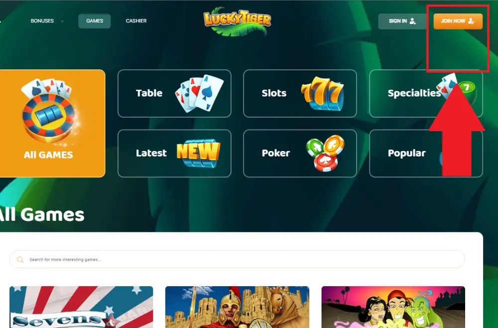 lucky tiger casino sign up guide (1)