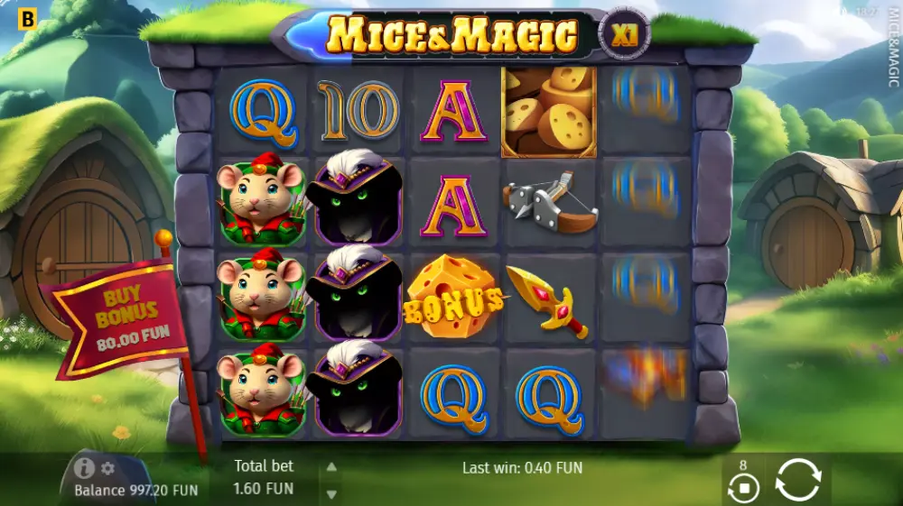 mice & magic slot gameplay