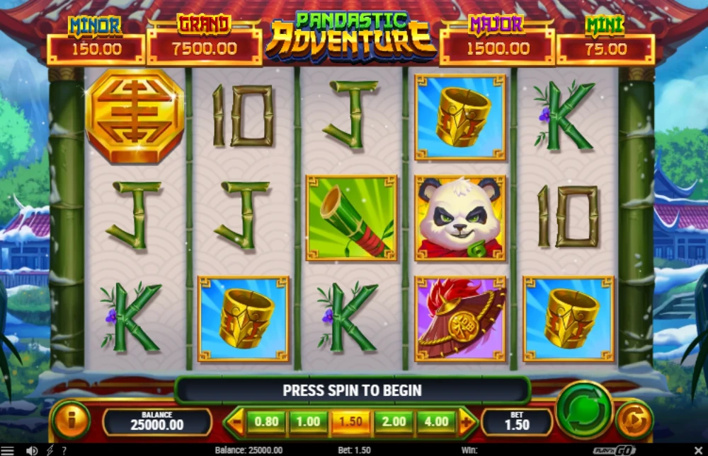 pandastic adventures slot game