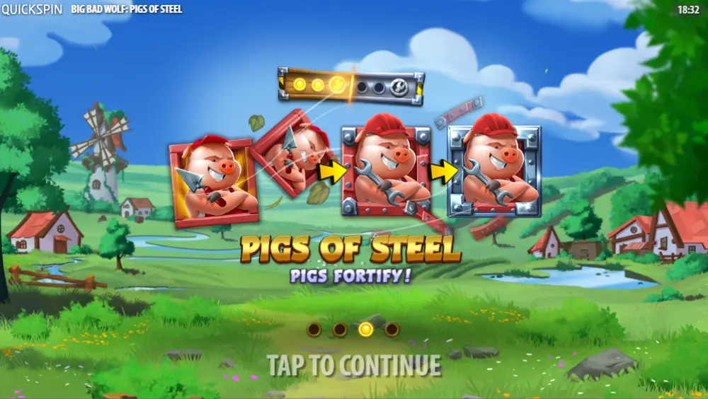 pigs of steel features