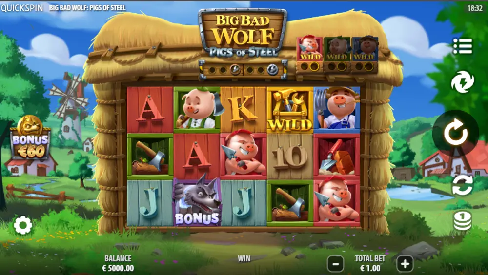 pigs of steel slot gameplay