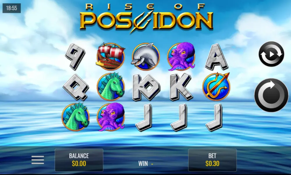 rise of poseidon slot gameplay