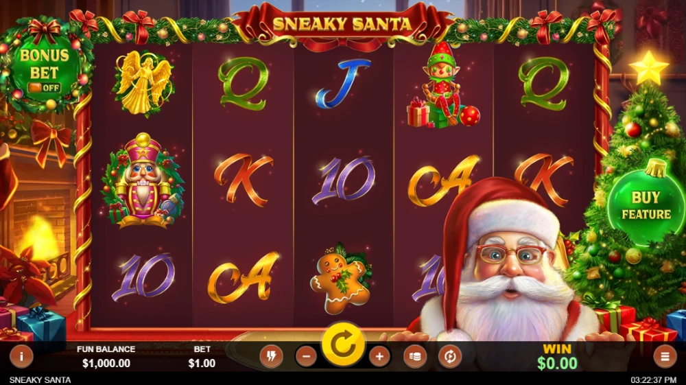 sneaky santa slot game