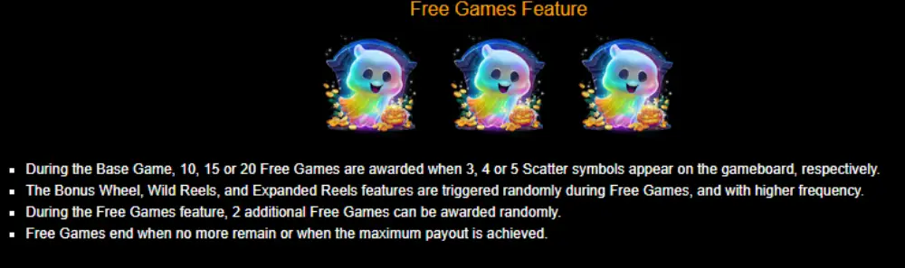 spooky wins free spins
