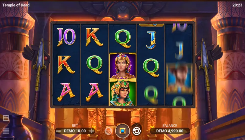 temple of dead slot gameplay