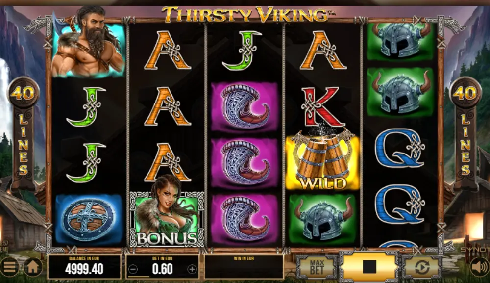 thirsty viking slot gameplay
