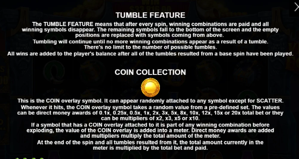 viking forge slot tumble feature coin collection