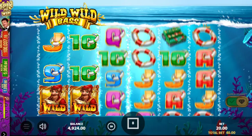 wild wild bass slot gameplay