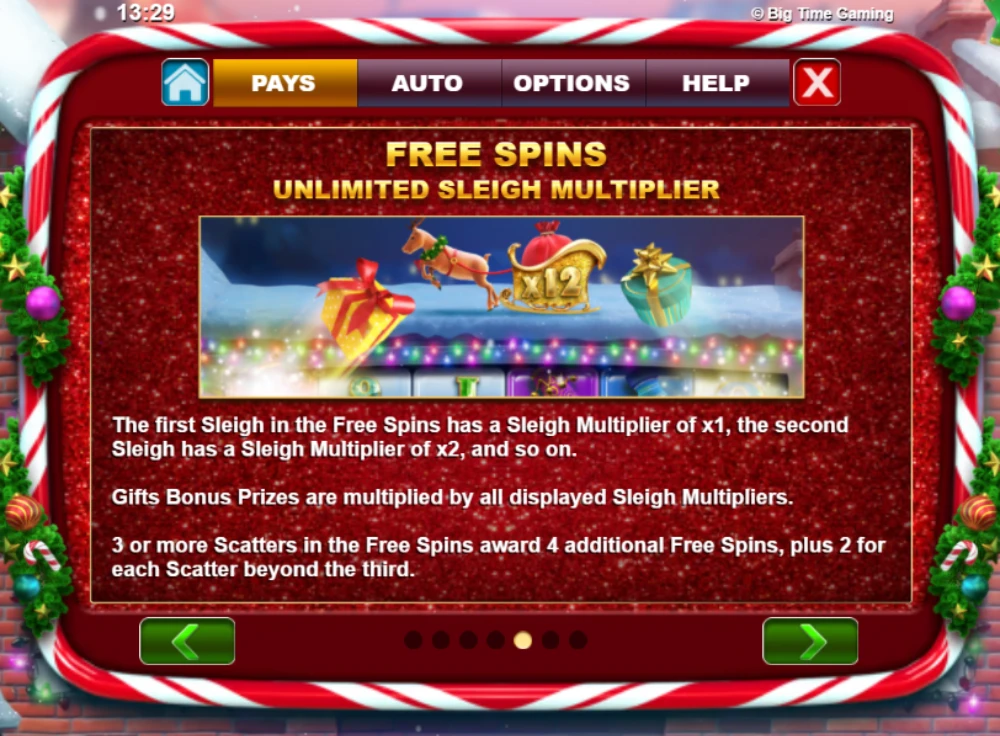 christmas catch free spins