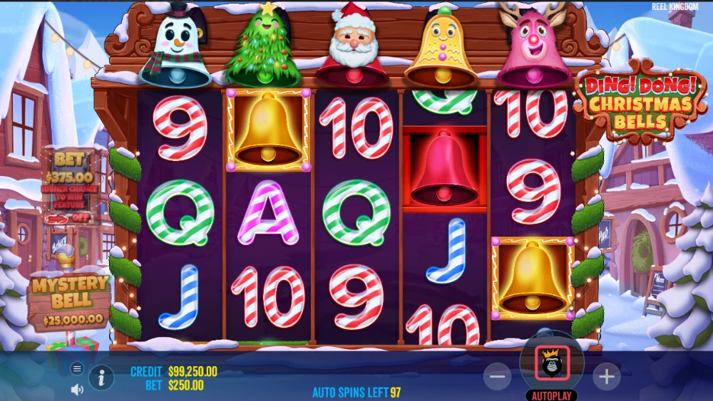 ding dong christmas bells slot game spin