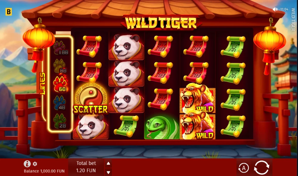 wild tiger slot game