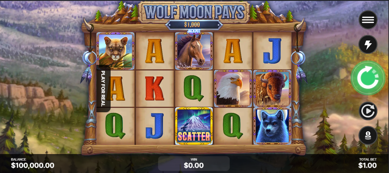 wolf moon pays slot game