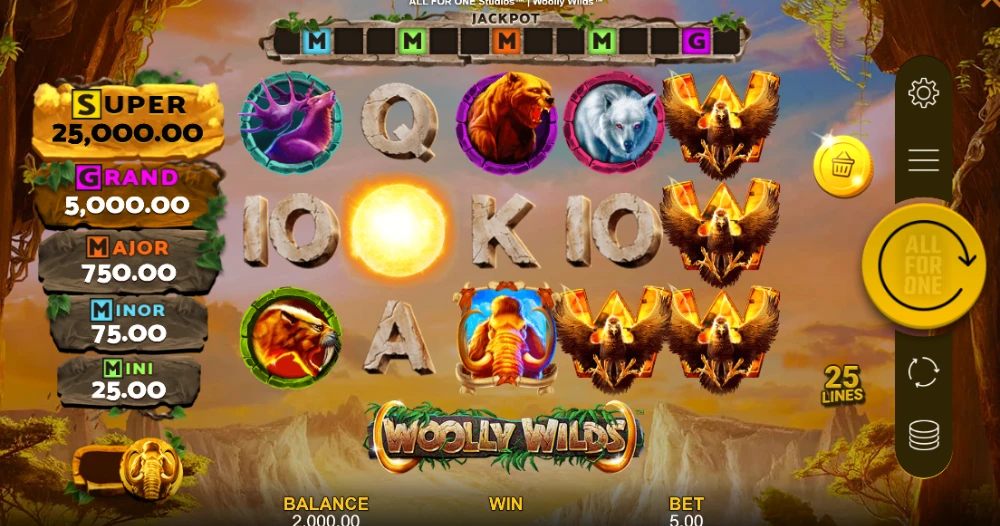 wooly wilds slot game