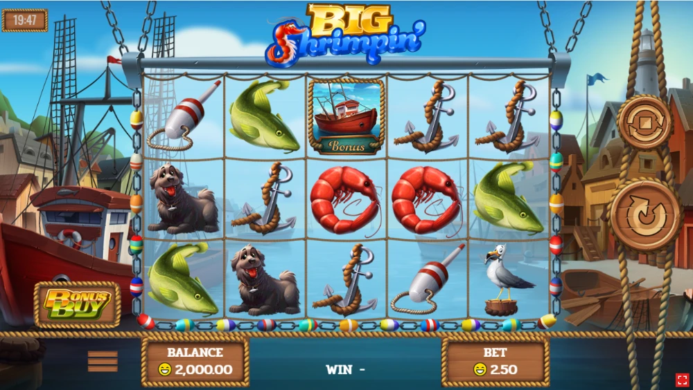 big shrimpin slot game