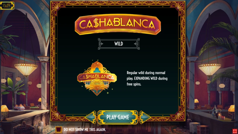 cashablanca slot features