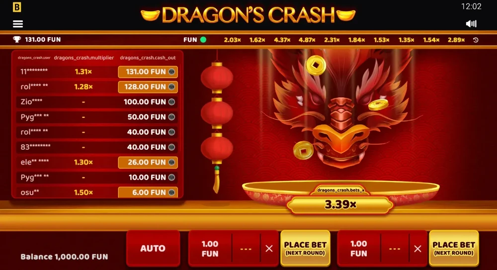 dragons crash slot gameplay