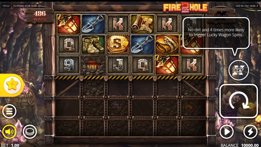 fire in the hole 2 slot