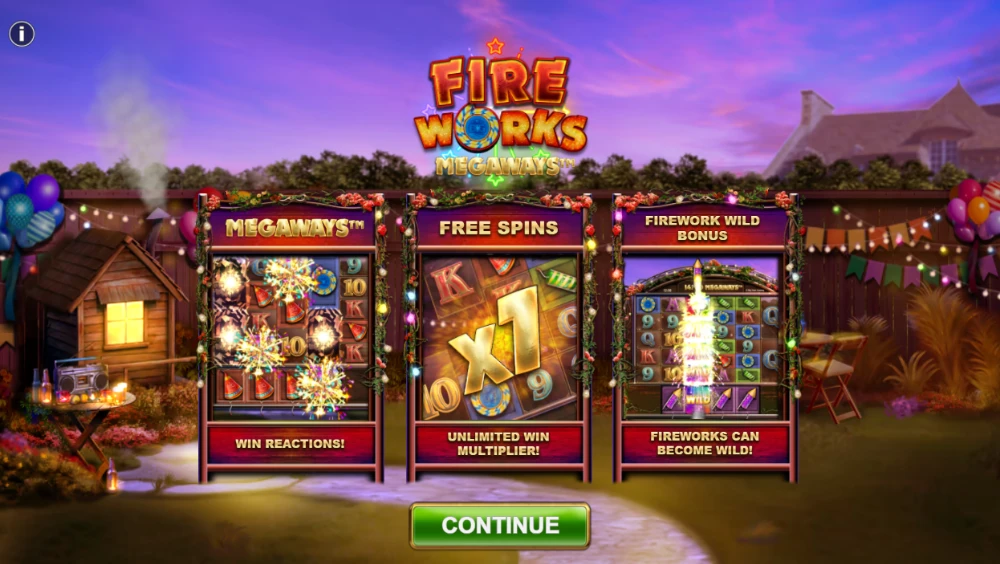 fire works megaways slot features