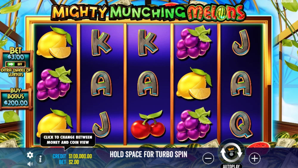 mighty melons slot game