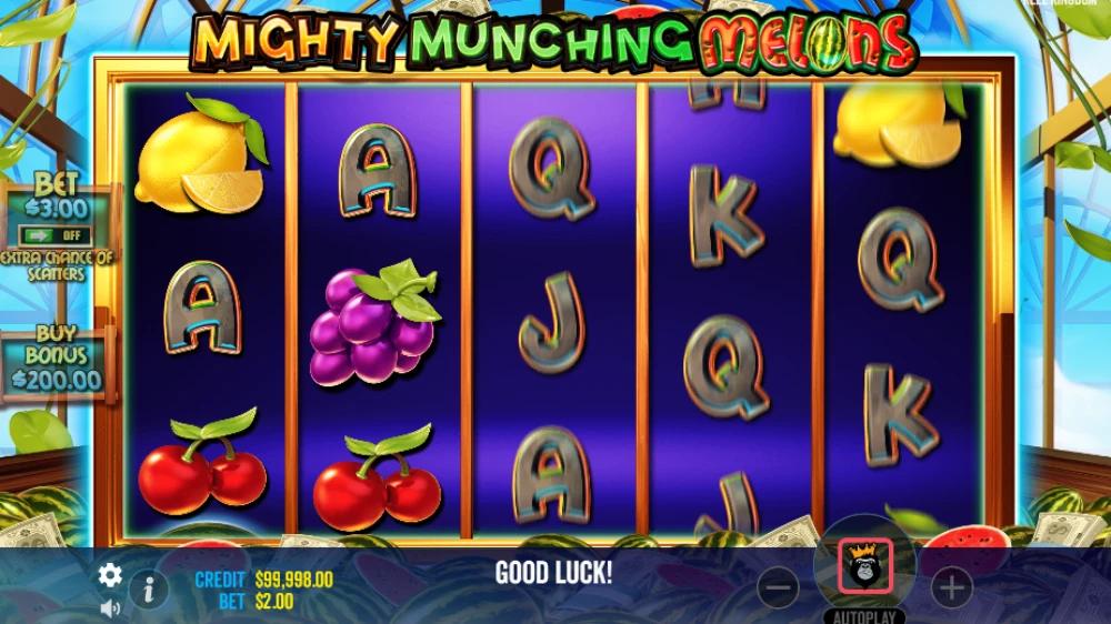 mighty munchin melons spin