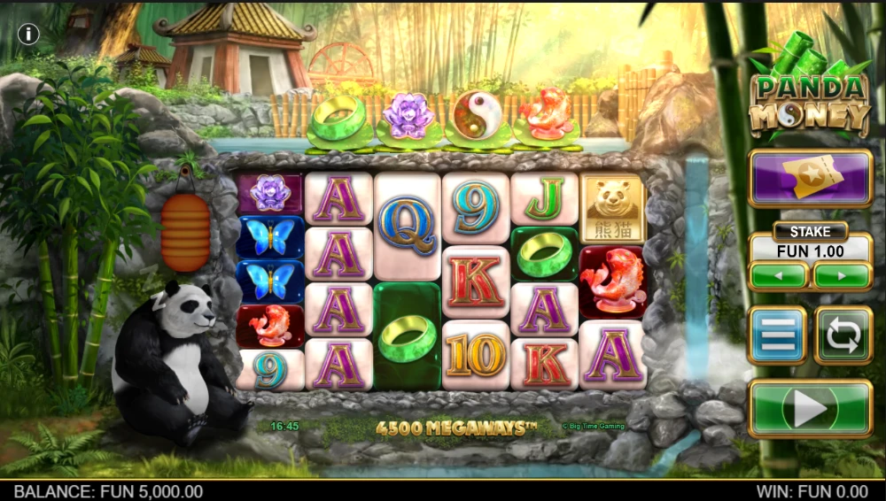 panda money slot game