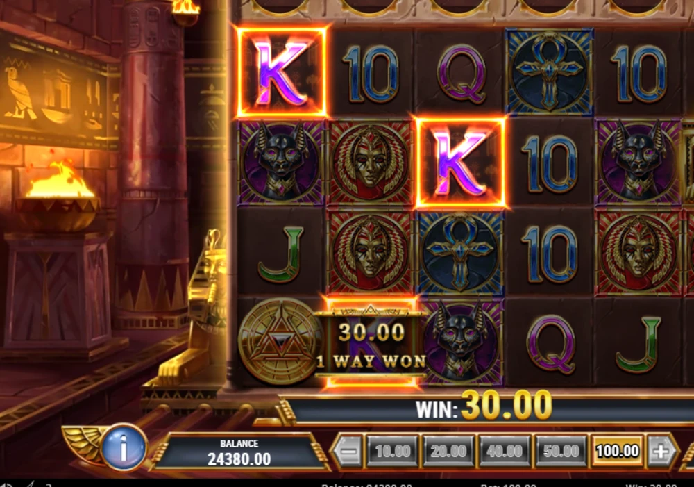 tomb of gold slot win