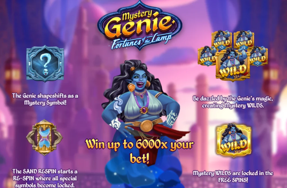 mystery genie slot features