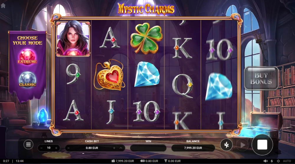 mystic charms slot spin
