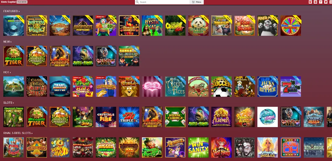 Slots Capital Saucify Games