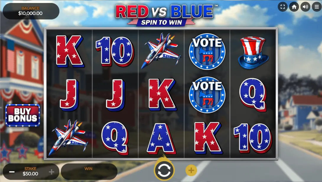 Red vs Blue Slot Gameplay