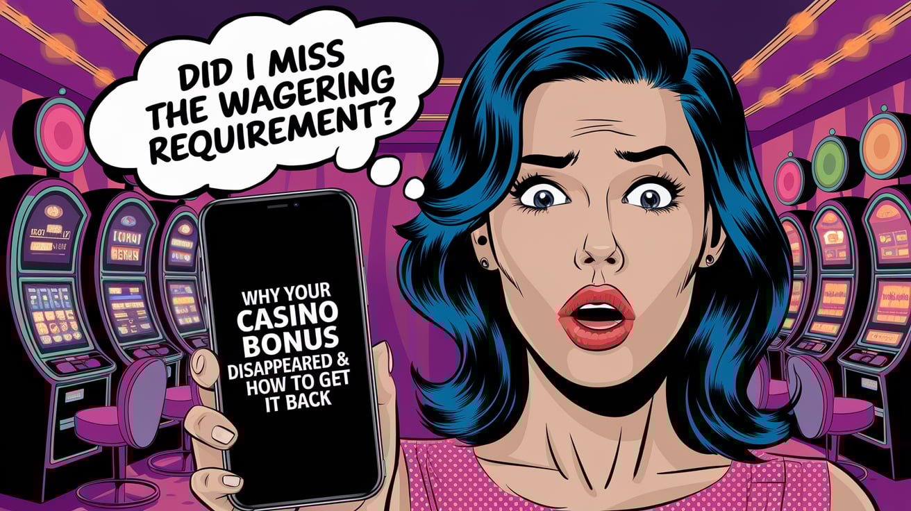 casino bonus vanished