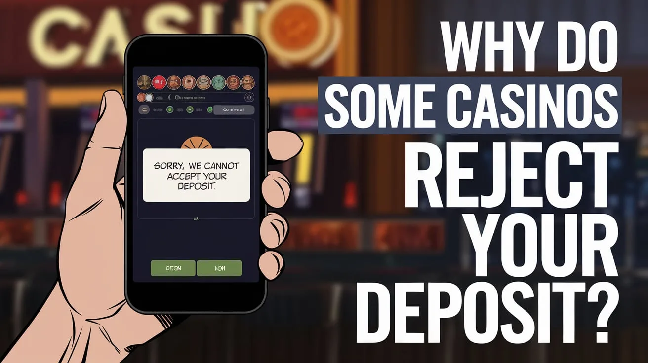 casino deposit rejected