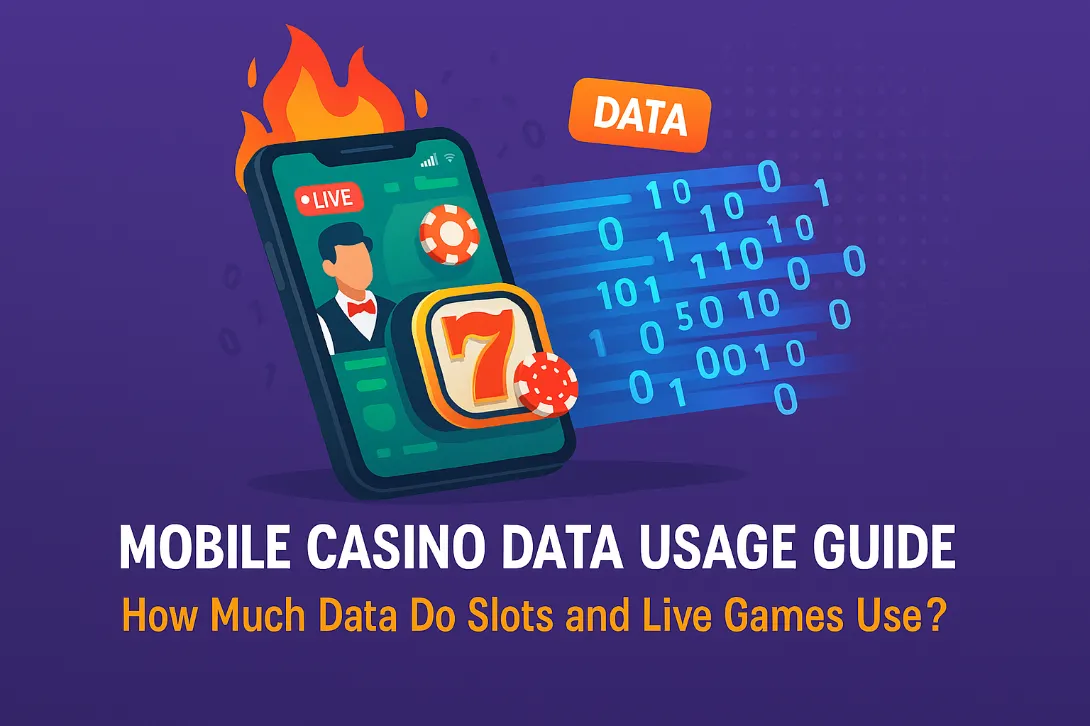 mobile casino data usage