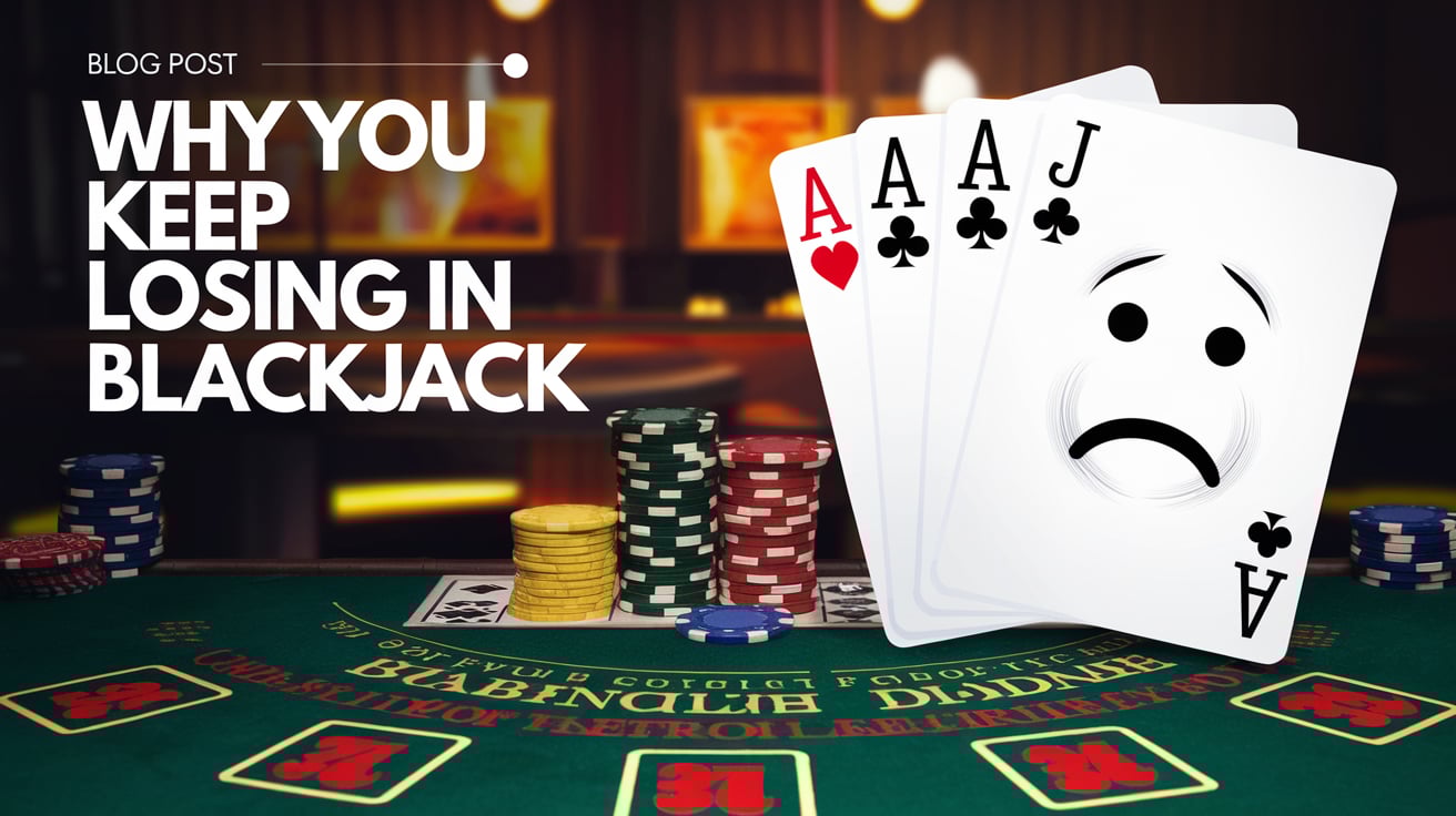 why you keep losing in blackjack