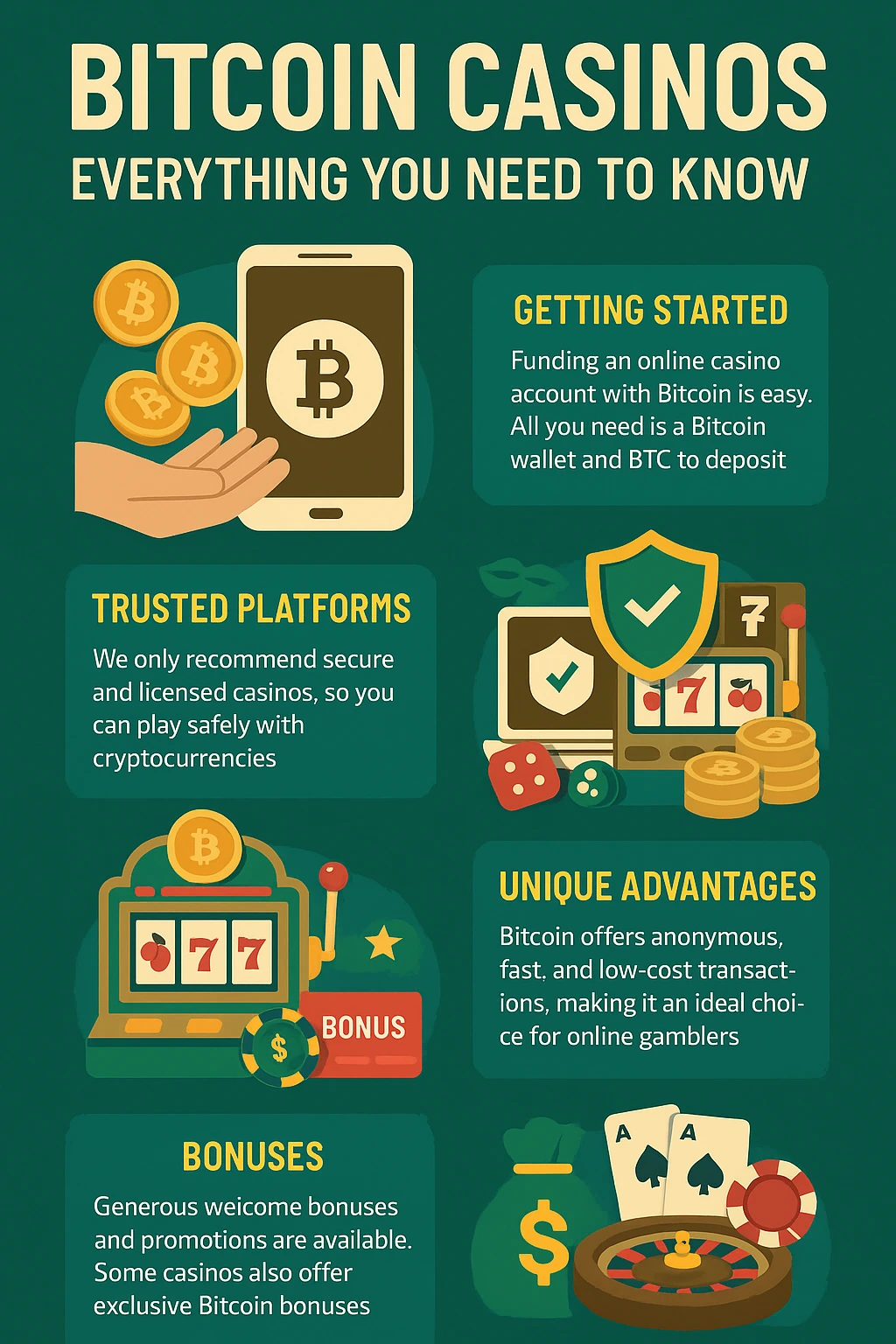 crypto casino infogpraphic