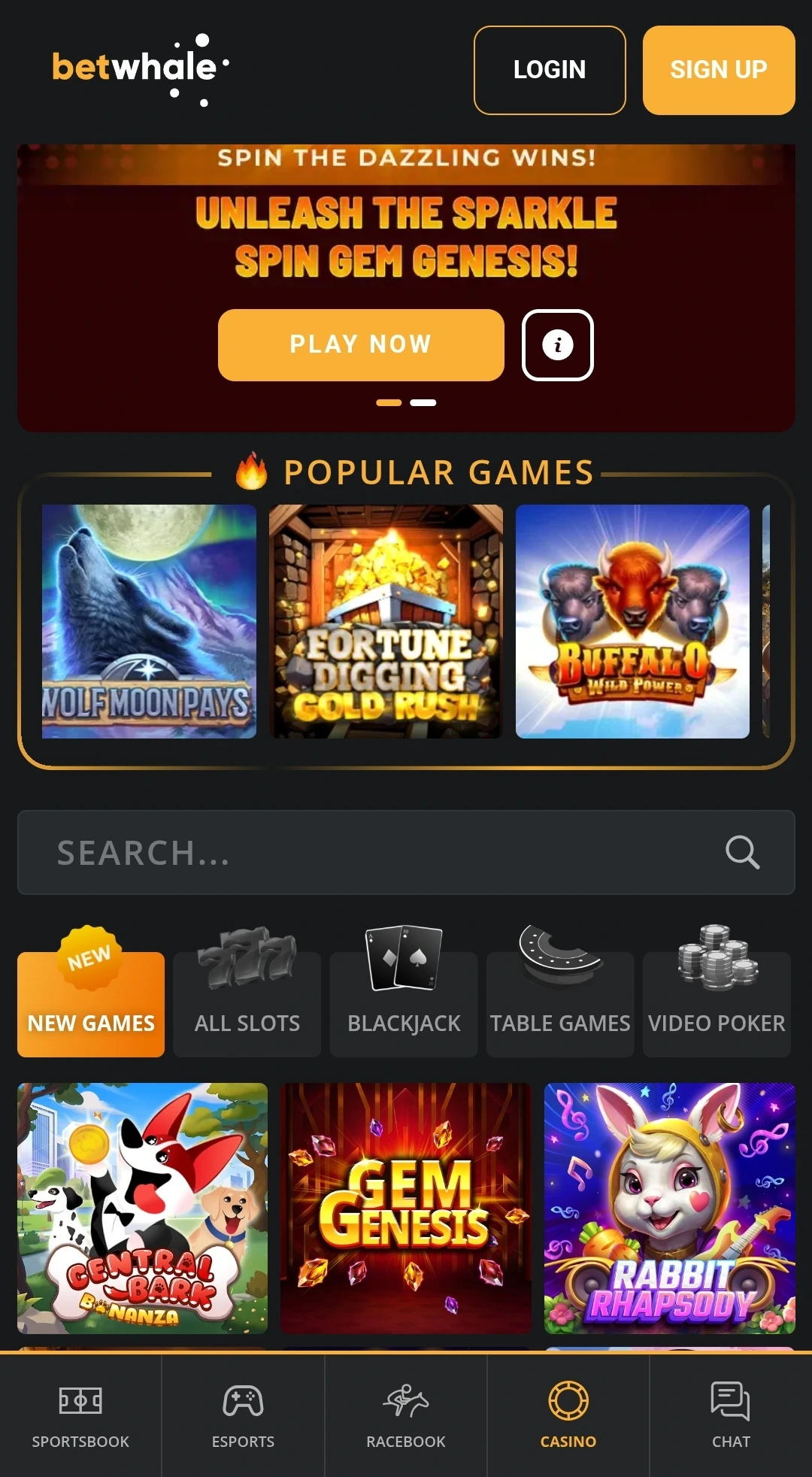 betwhale app screenshot
